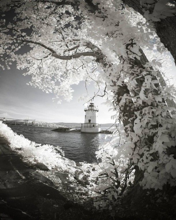 Playing with some landscape photography #infrared #nycphotographer #landscape #photography #lighthouse #hudsonriver