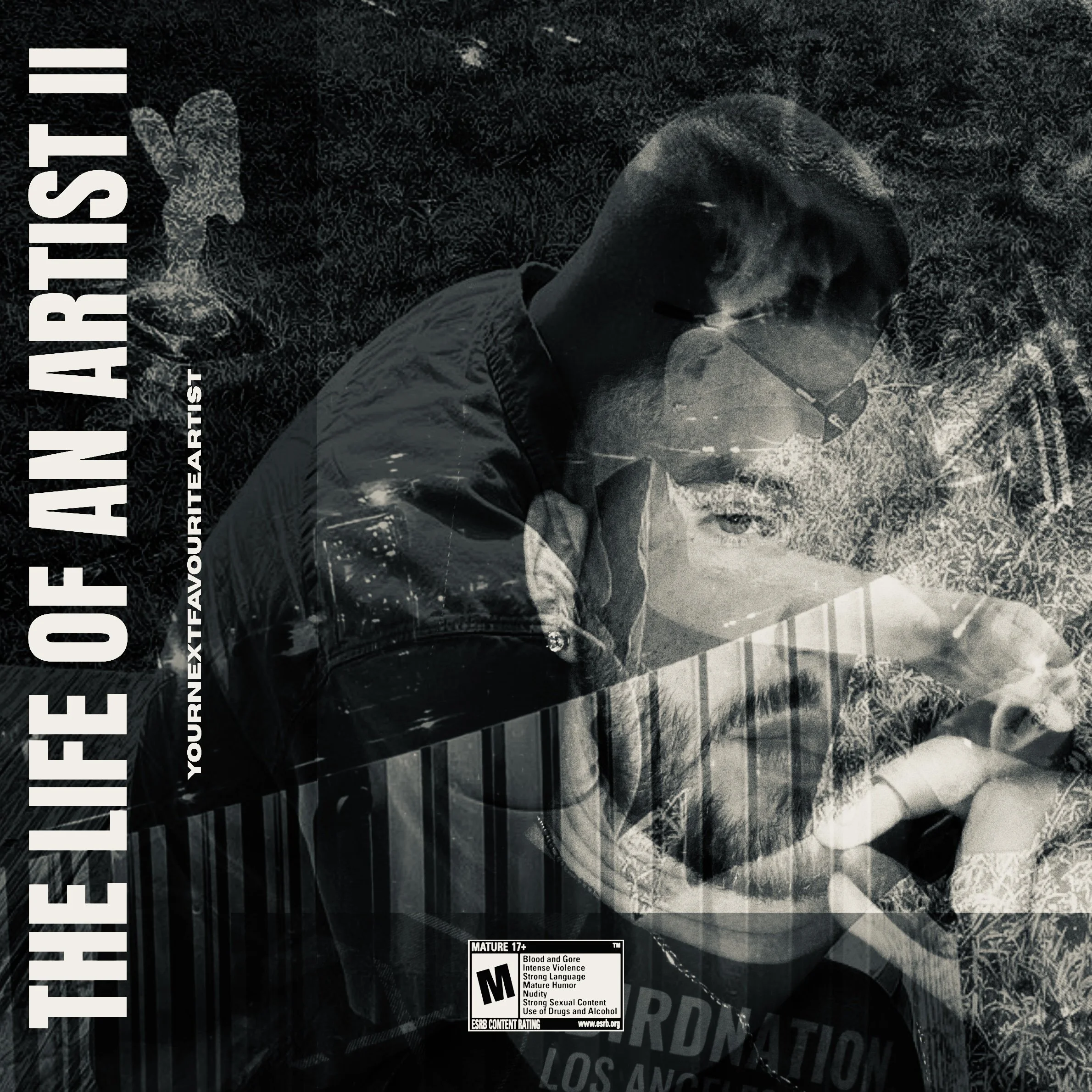 Beige and White Be Yourself Square Pillow.jpg