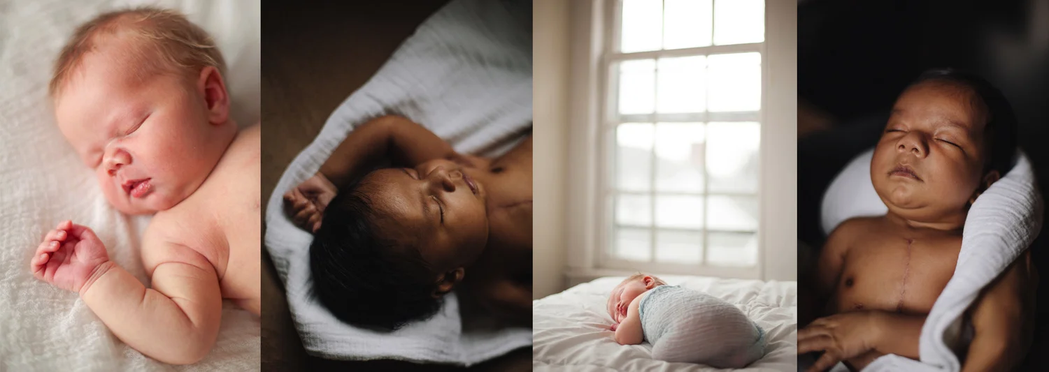 Preparing for a newborn shoot