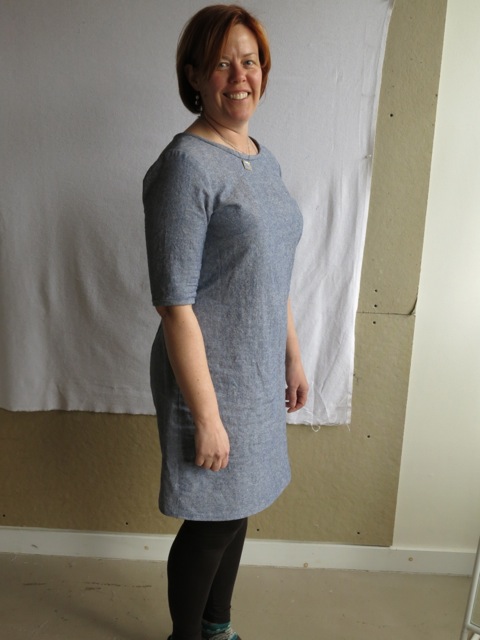 Bonnie in her Laurel dress