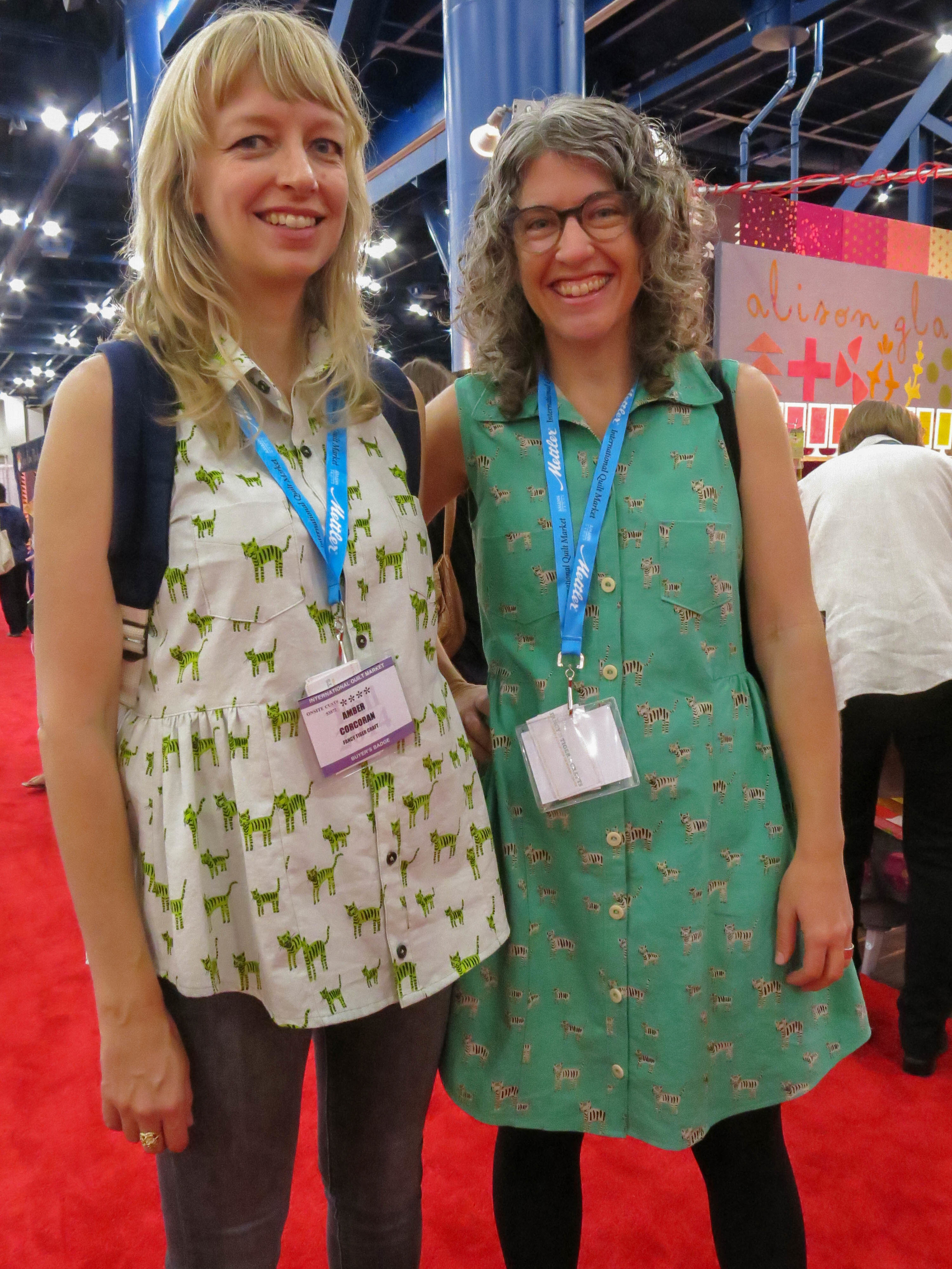 Amber Corcoran (L) and Jaime Jennings (R), The Fancy Tiger ladies....