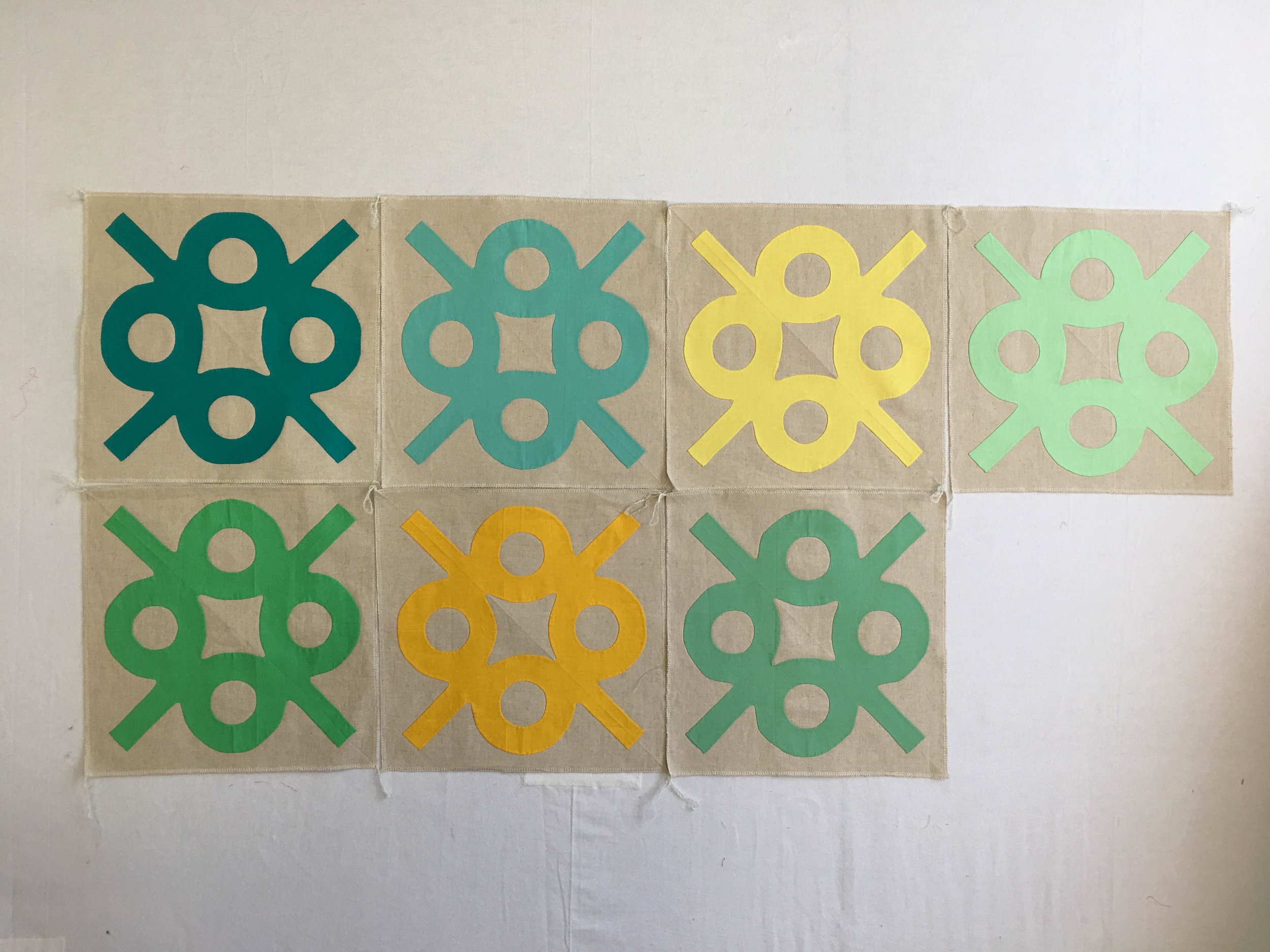 The Park blocks from Carolyn Friedlander, that are keeping me moving forward....