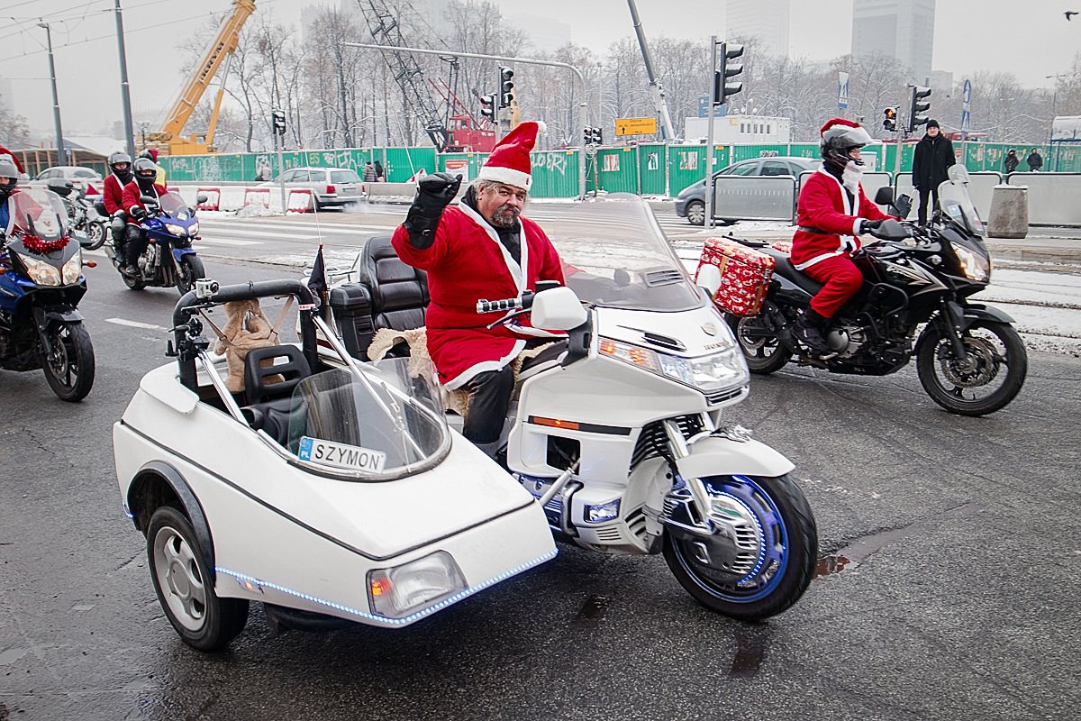 Mikołaje na motocyklach