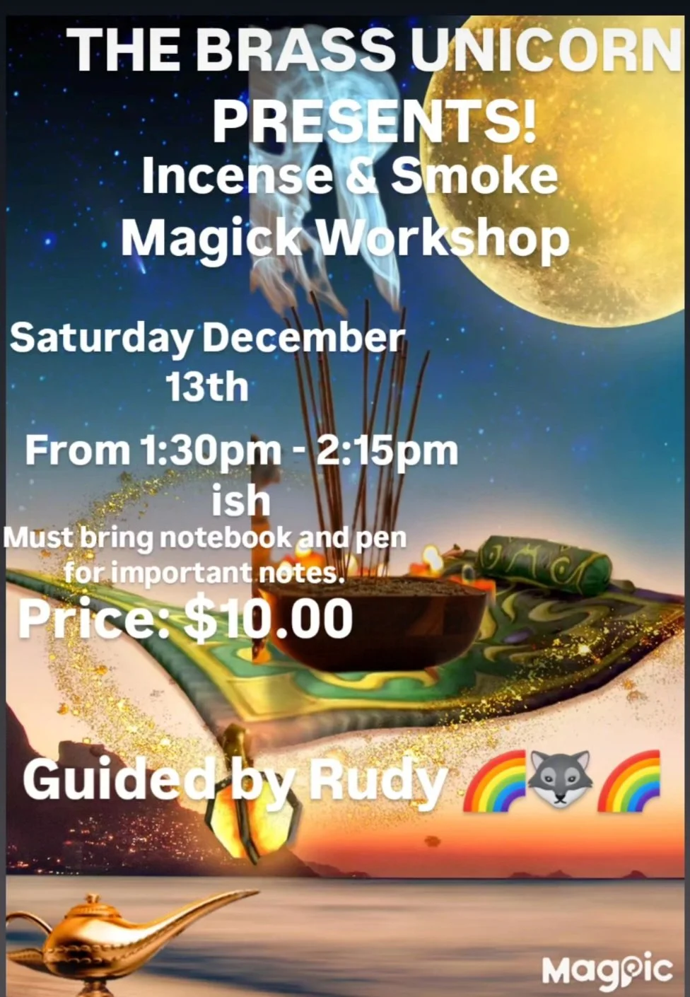 Incense &amp; Smoke Magick Workshop