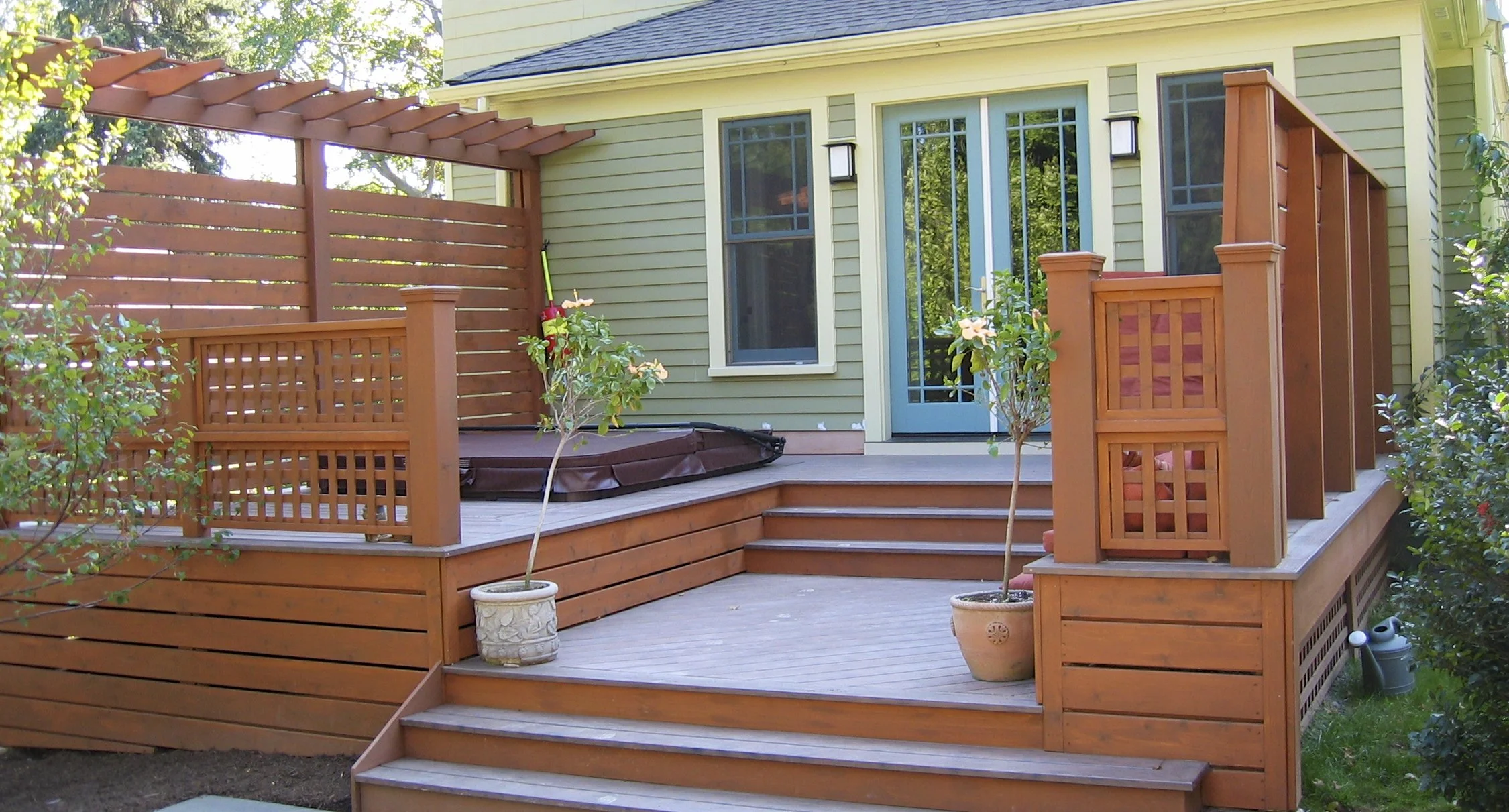 Asian Style Cedar Deck