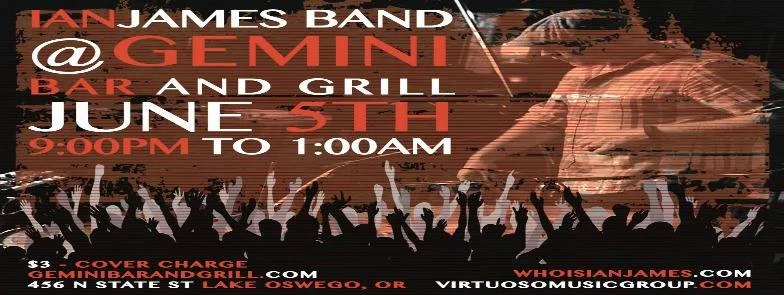 Ian James Band at the Gemini