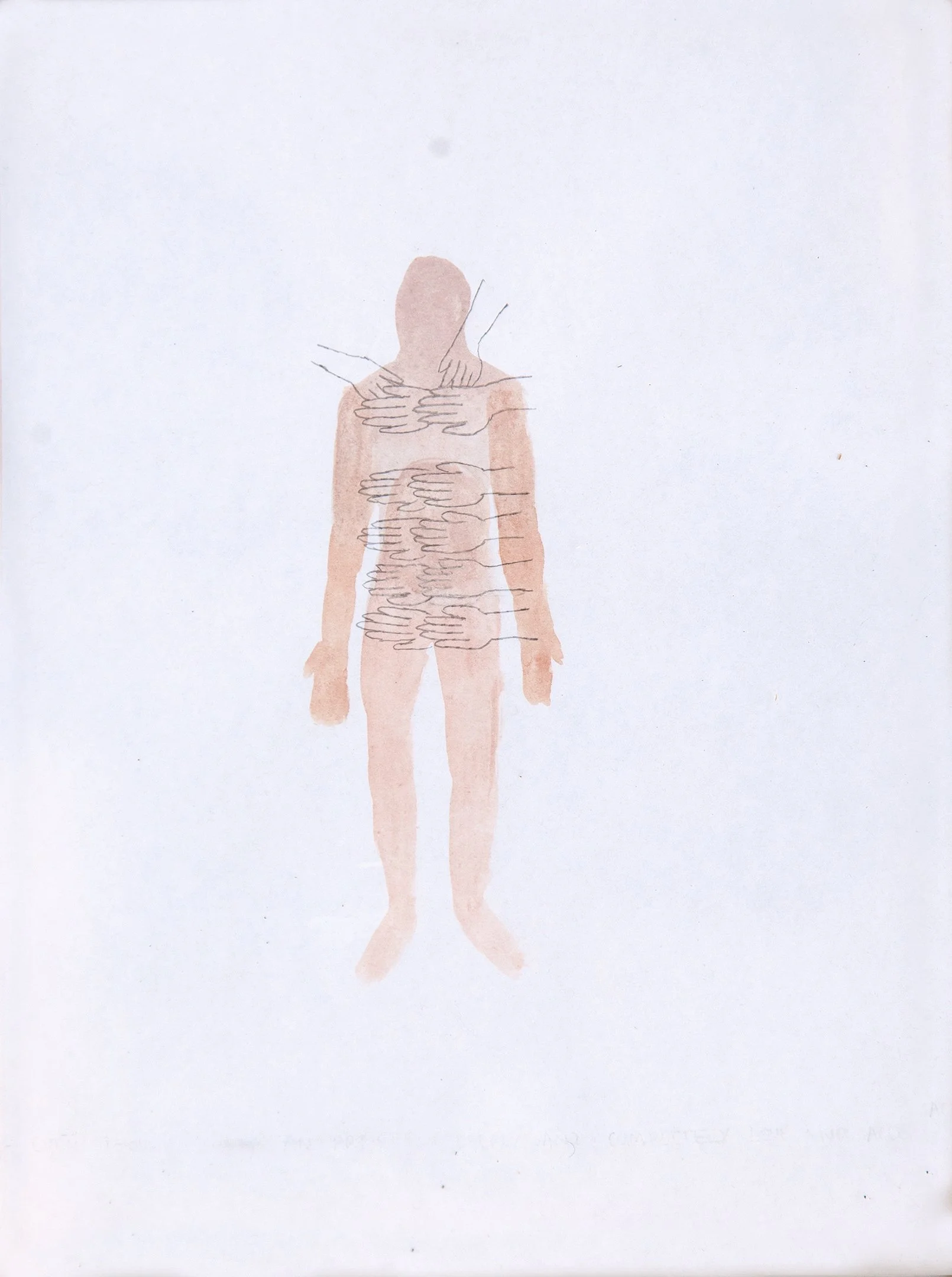 27Tijana Lukovic, 2016, Mixed media on paper, 8 x 11 in, Self Testament for Being an Artist 1.jpg