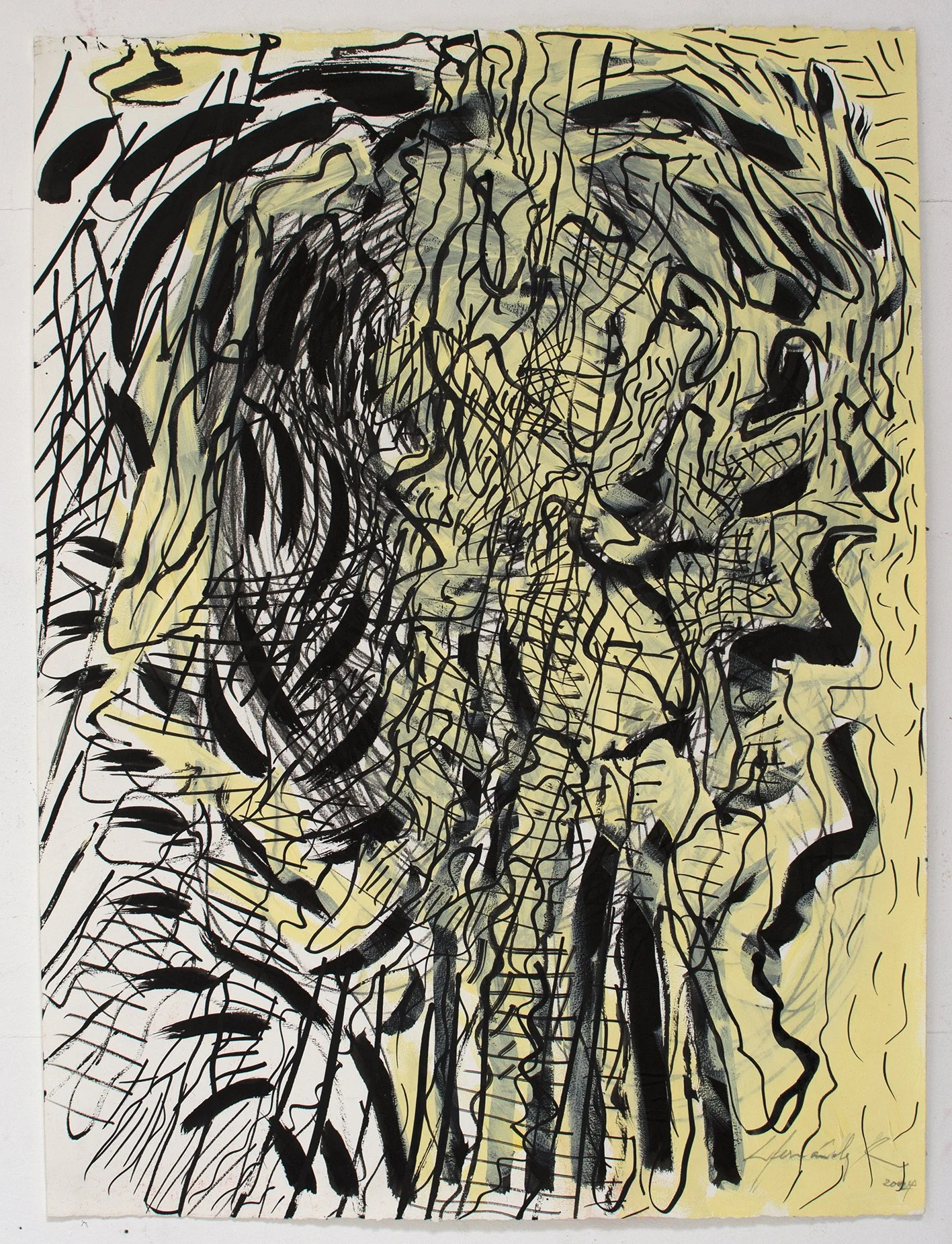 Autorretrato en la ciudad tinta china y acrilico sobre papel Arches BFK 76 cm x 56 cm.2024.jpg