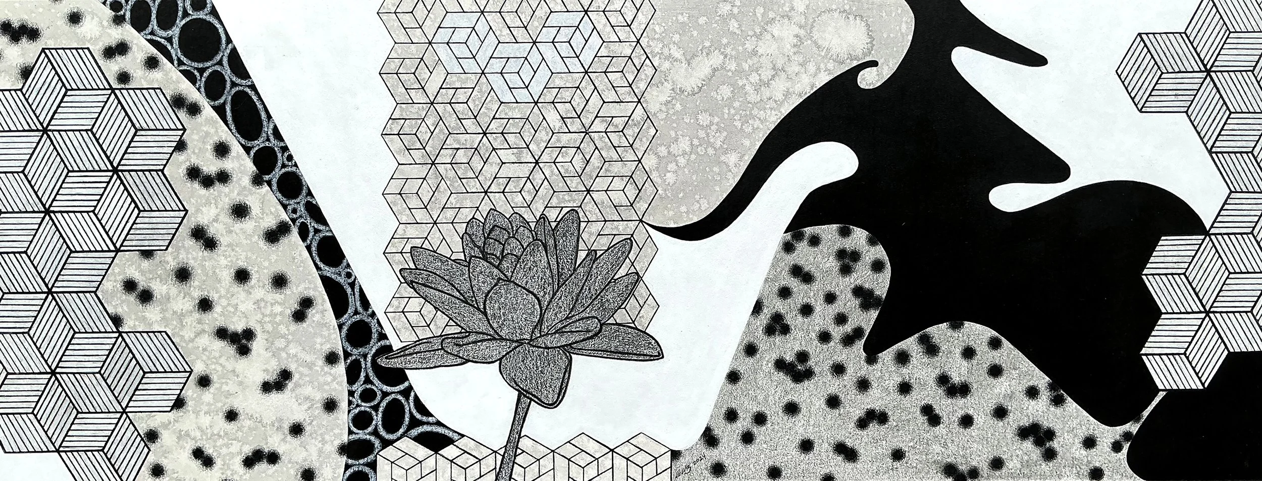 Vazquez_Cecilia_Conflux 2_Acrilyc&Prismacolor_Paper_13x34 in.jpg.jpg