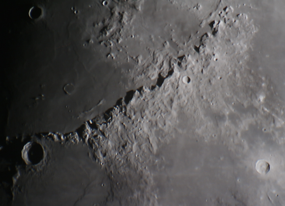 Lunar Apennines Mountain Range