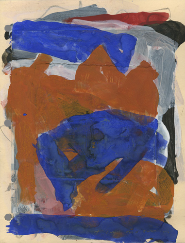 Notebook Painting: Shadow, 2016