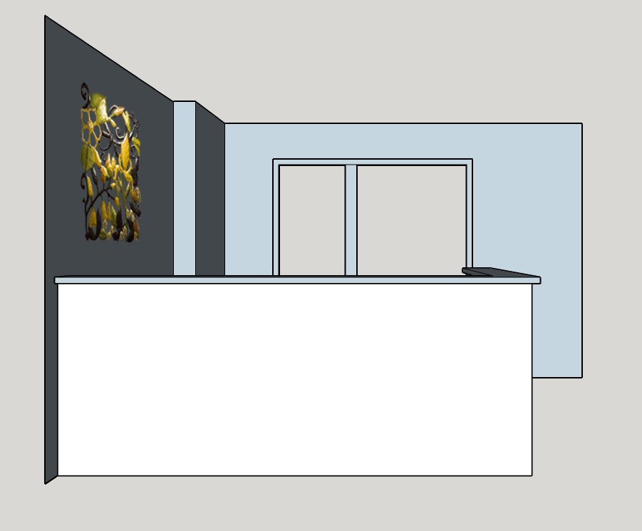 3D render of the office