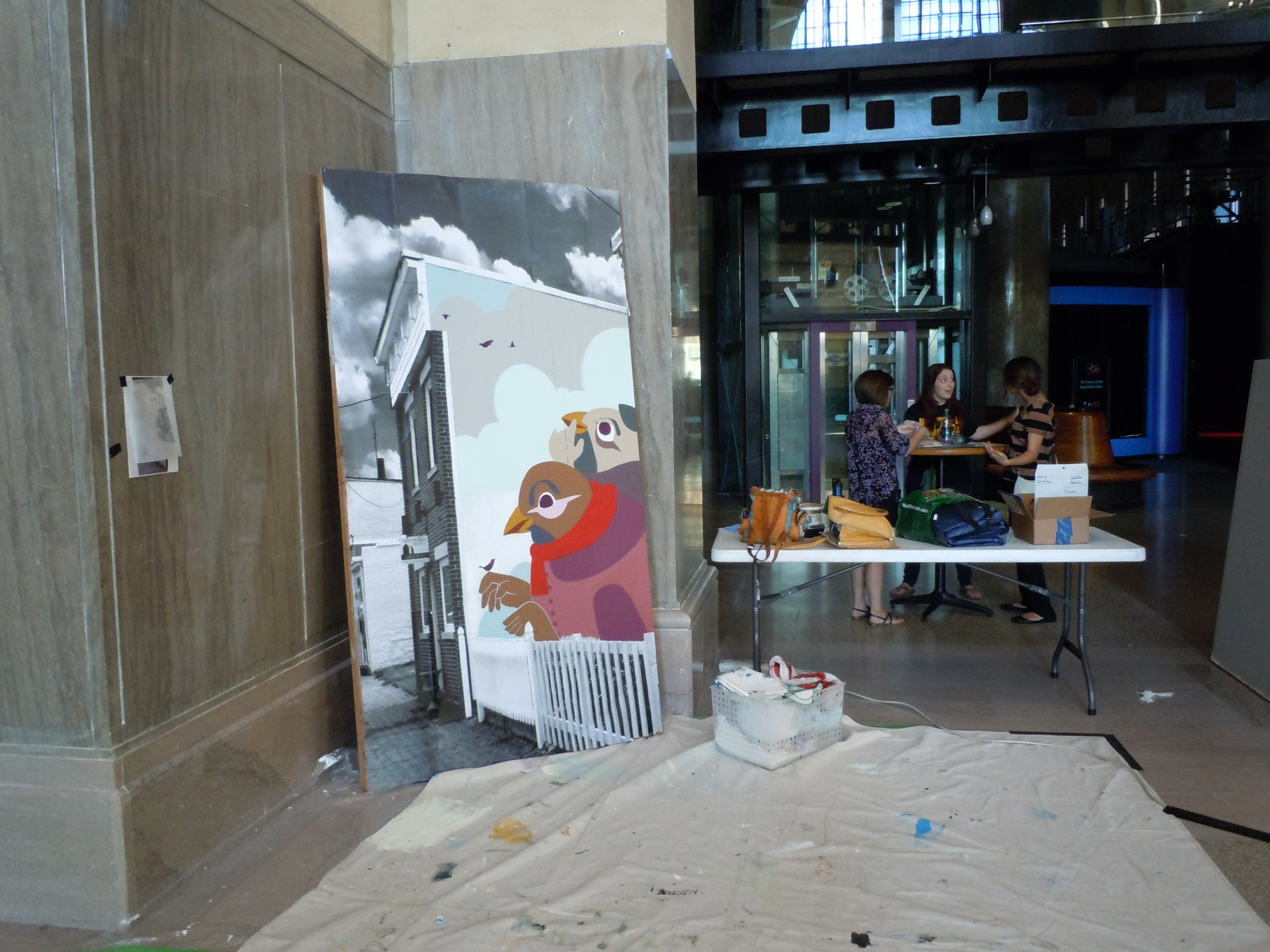 This is after I disassembled the rest of the booth.