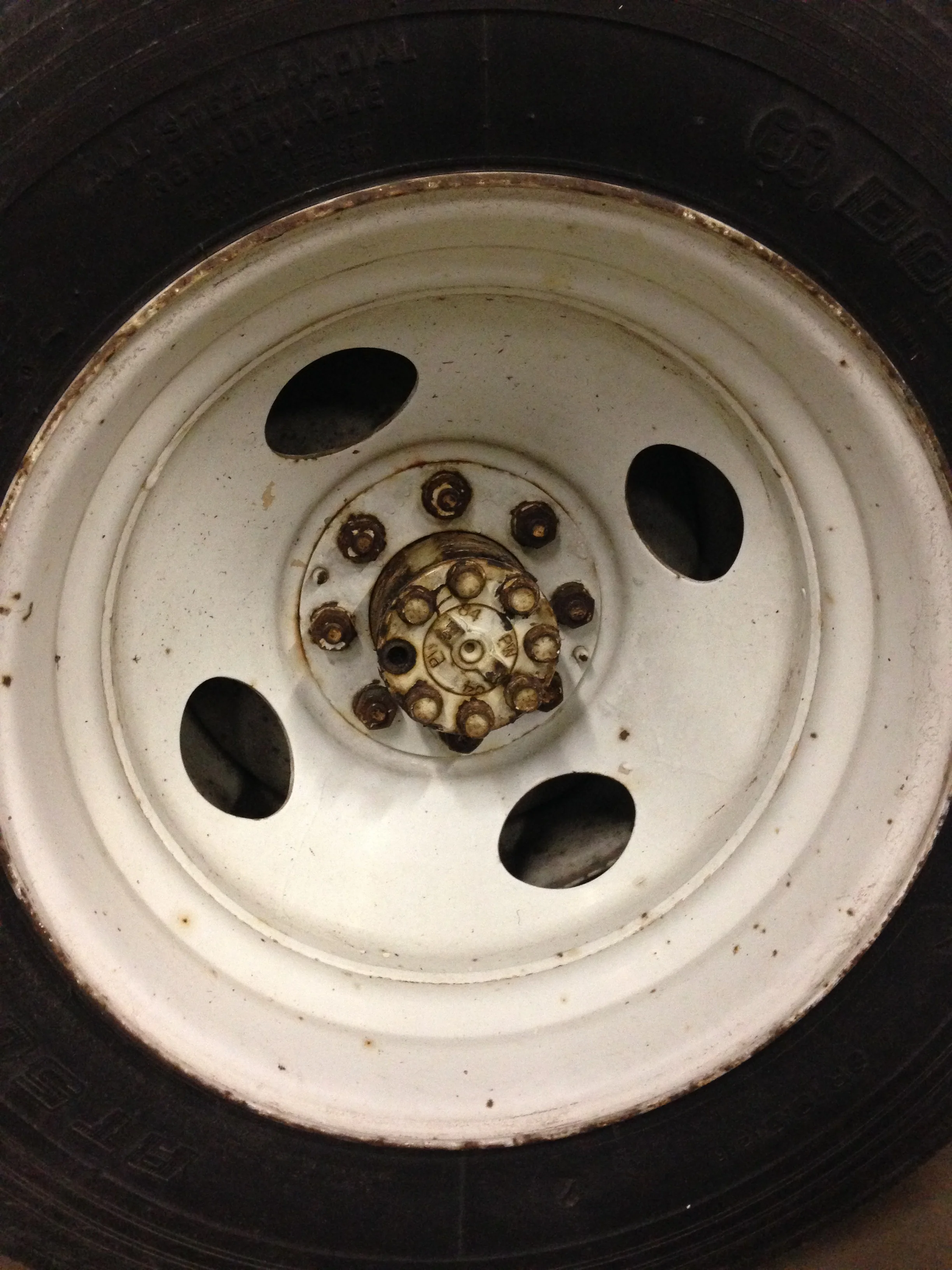missing bolt, and the ones left are rusted