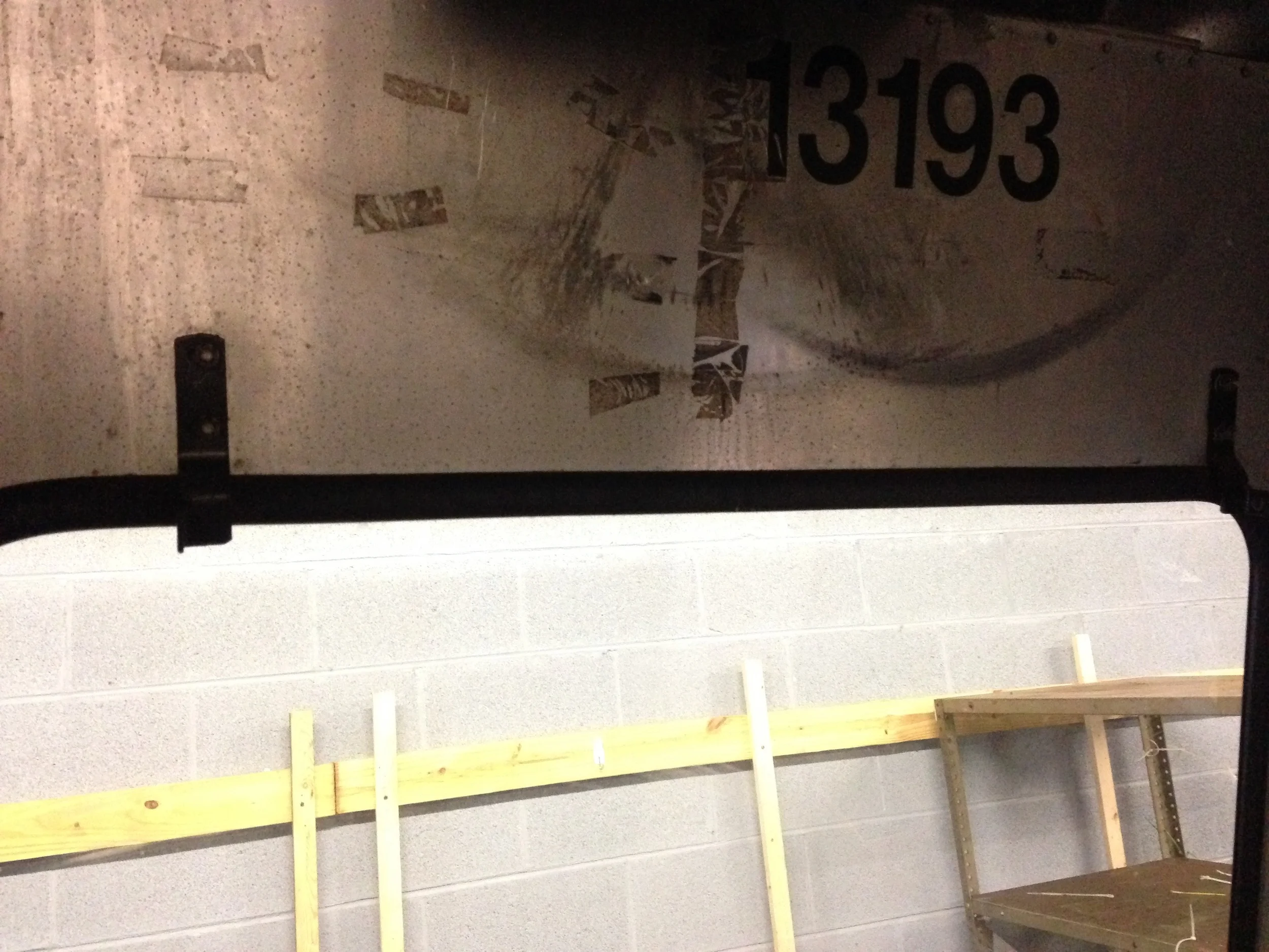 More cleaning of aluminum and vinyl removal.