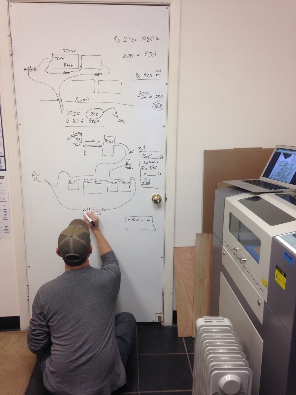  Mapping out the circuitry to plan wire and connector orders.&nbsp; 