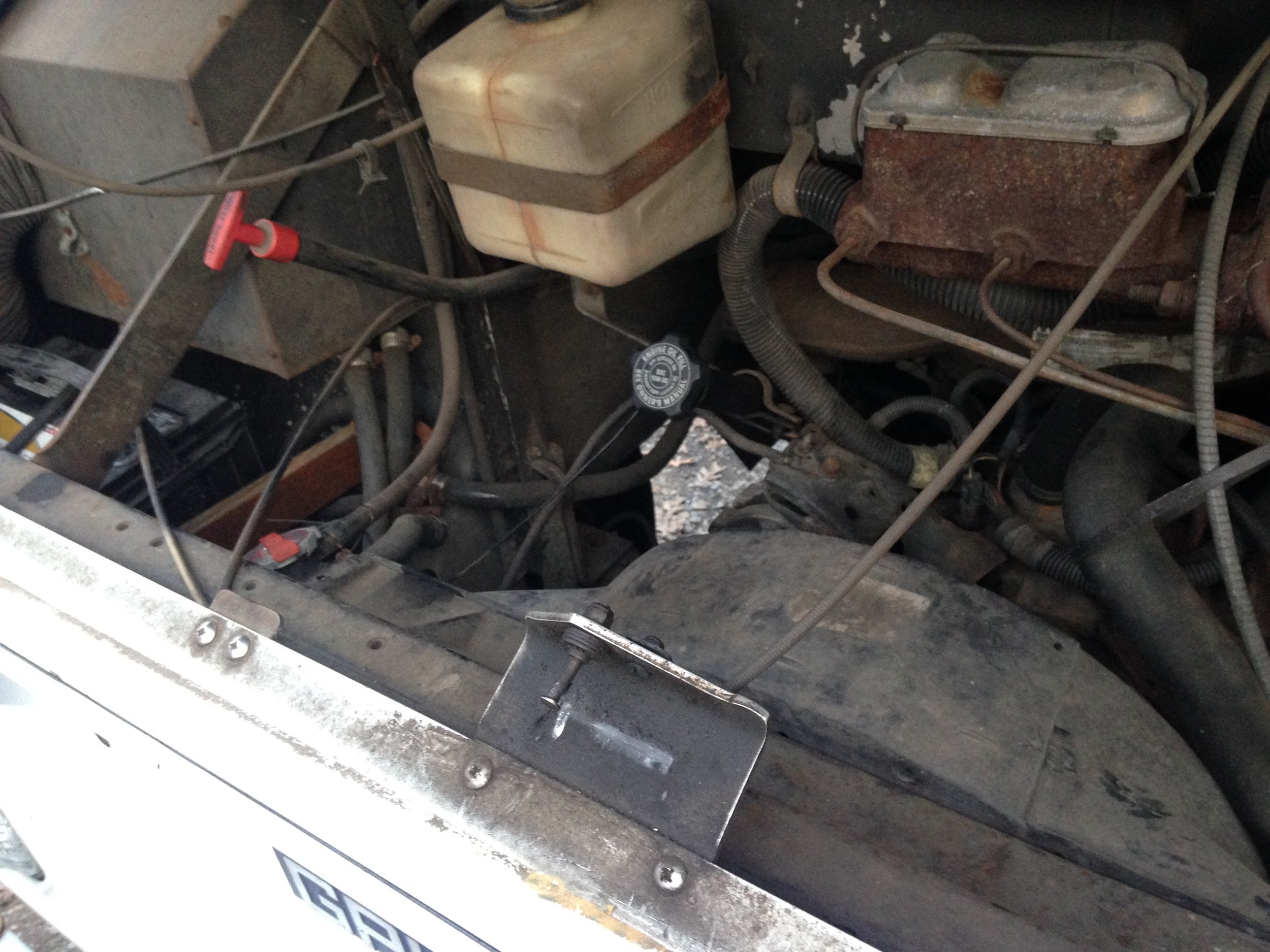 Under the hood. (old picture, shh)