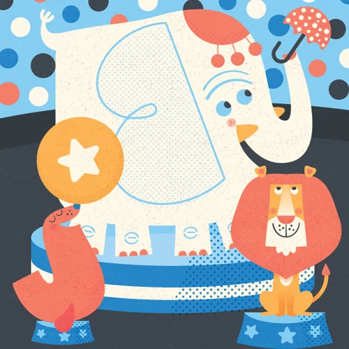 Title: Circus Illustrator: Steve Mack All inquiries for images can be sent to: Steve Mack Illustrator steve@stevemack.com Lori Nowicki Painted Words Licensing Agent lori@painted-words.com