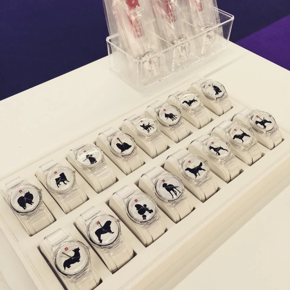 The Watch Collection display captures people's attention right away.