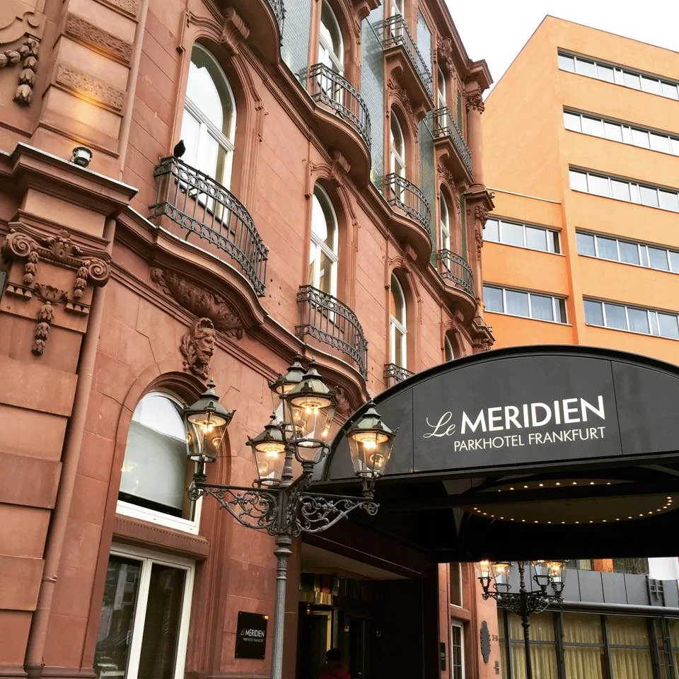 The beautiful Le Meridien Park Hotel we stayed while we were in Frankfurt. Central location, great service and only minutes away from the Central Station, very convenient. Highly recommended.