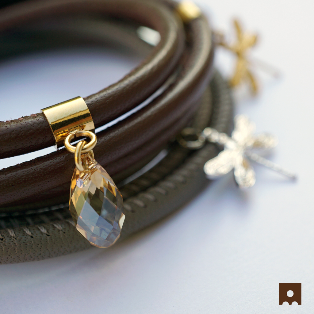 Hannah Brown & Heidi Grey Leather Bracelets