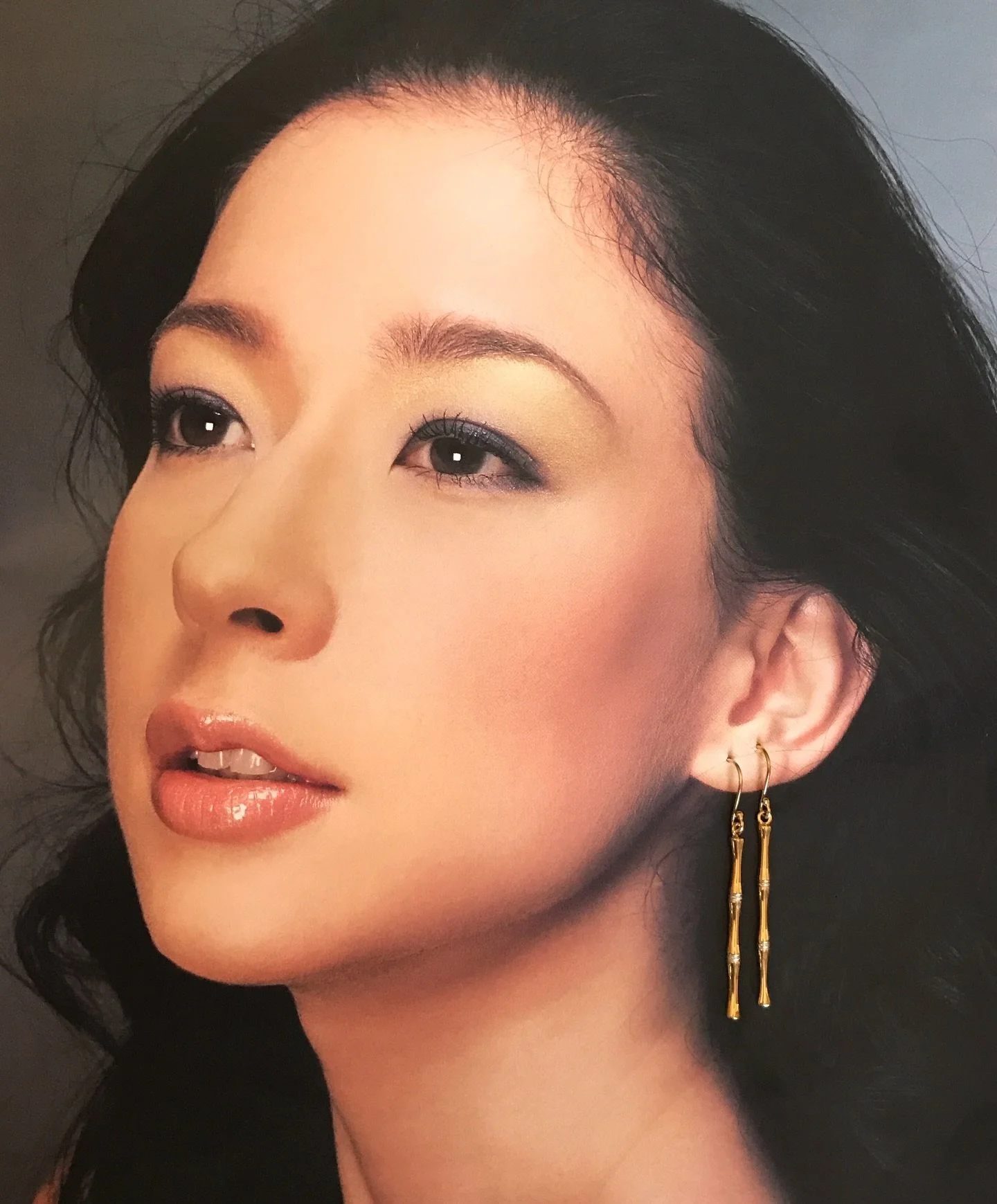 Good things come in pairs 🧡 Bamboo drop earrings