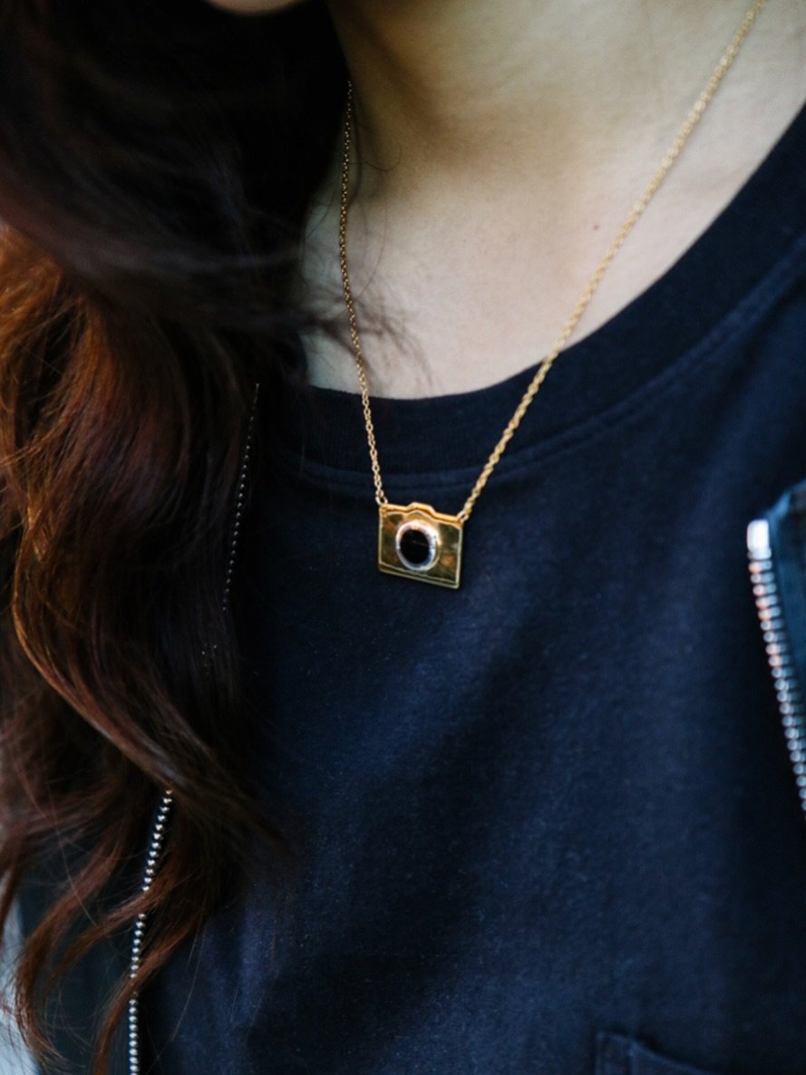Throw back gems - our beloved, sold out Camera Necklace 😍