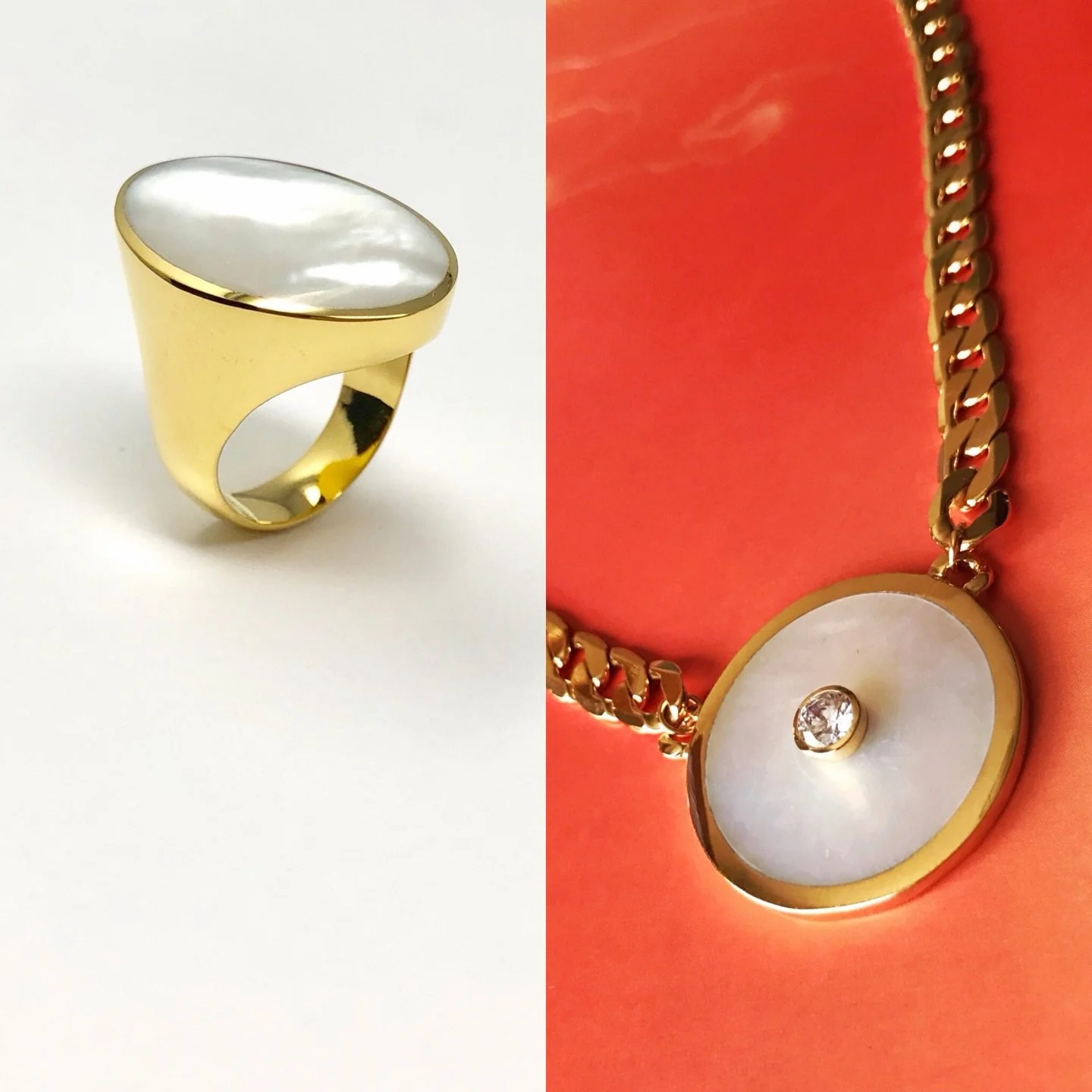 Bold pieces ready to shine 🧡