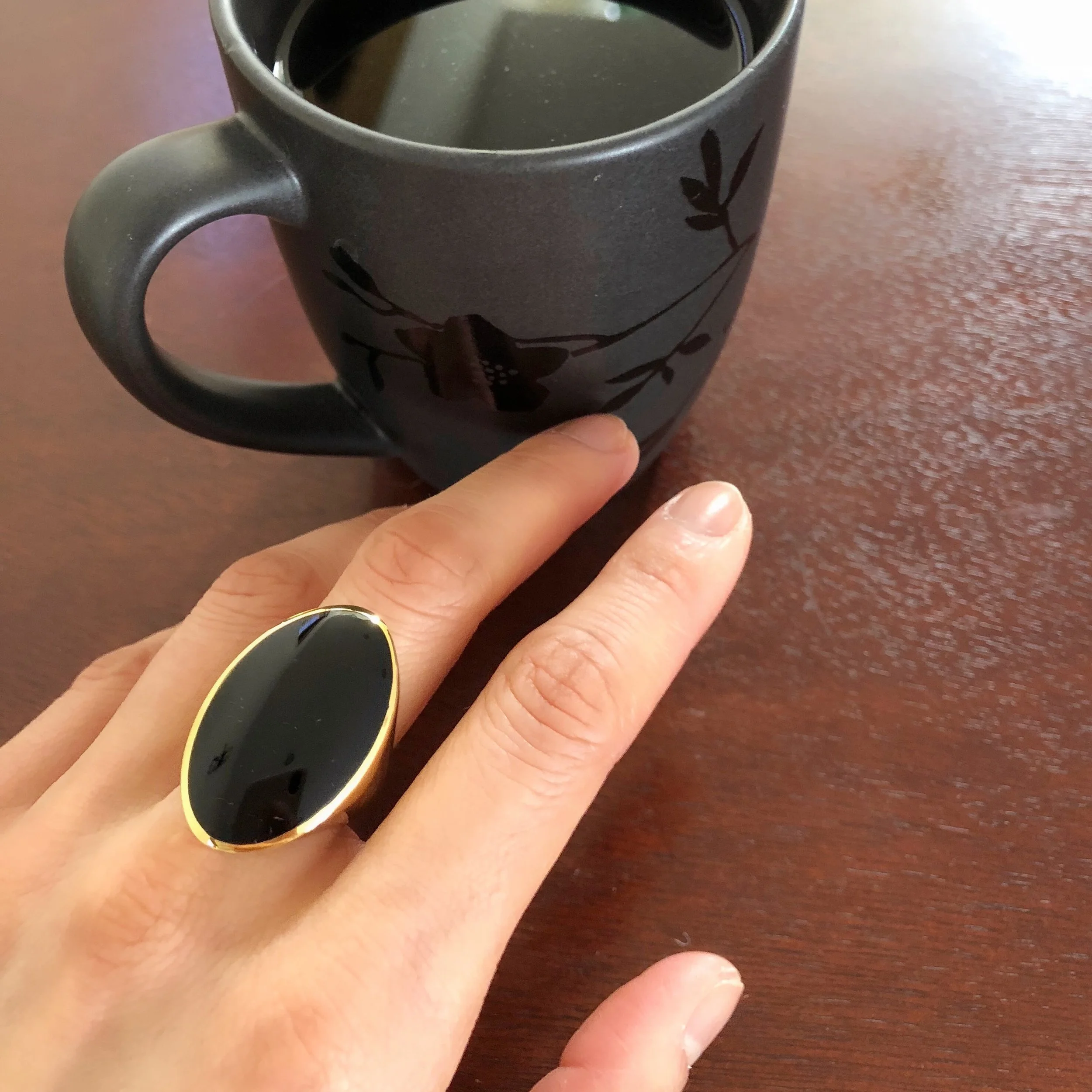 With this ring, I feel so much more confident and powerful 🖤