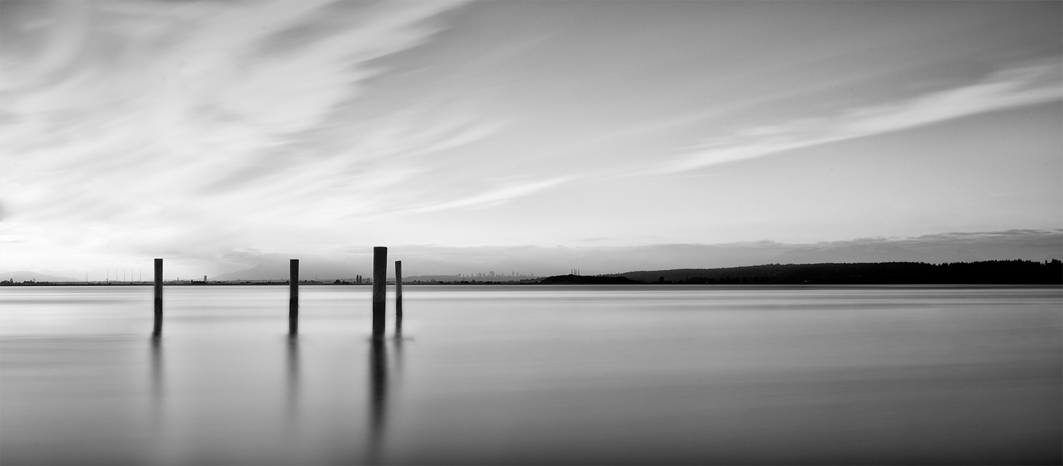 The final product of this landscape shot of a beach located outside of Vancouver. This was a long exposure shot set on a timer attached to the camera. Please contact me if you have any questions regarding long exposure landscape photography.