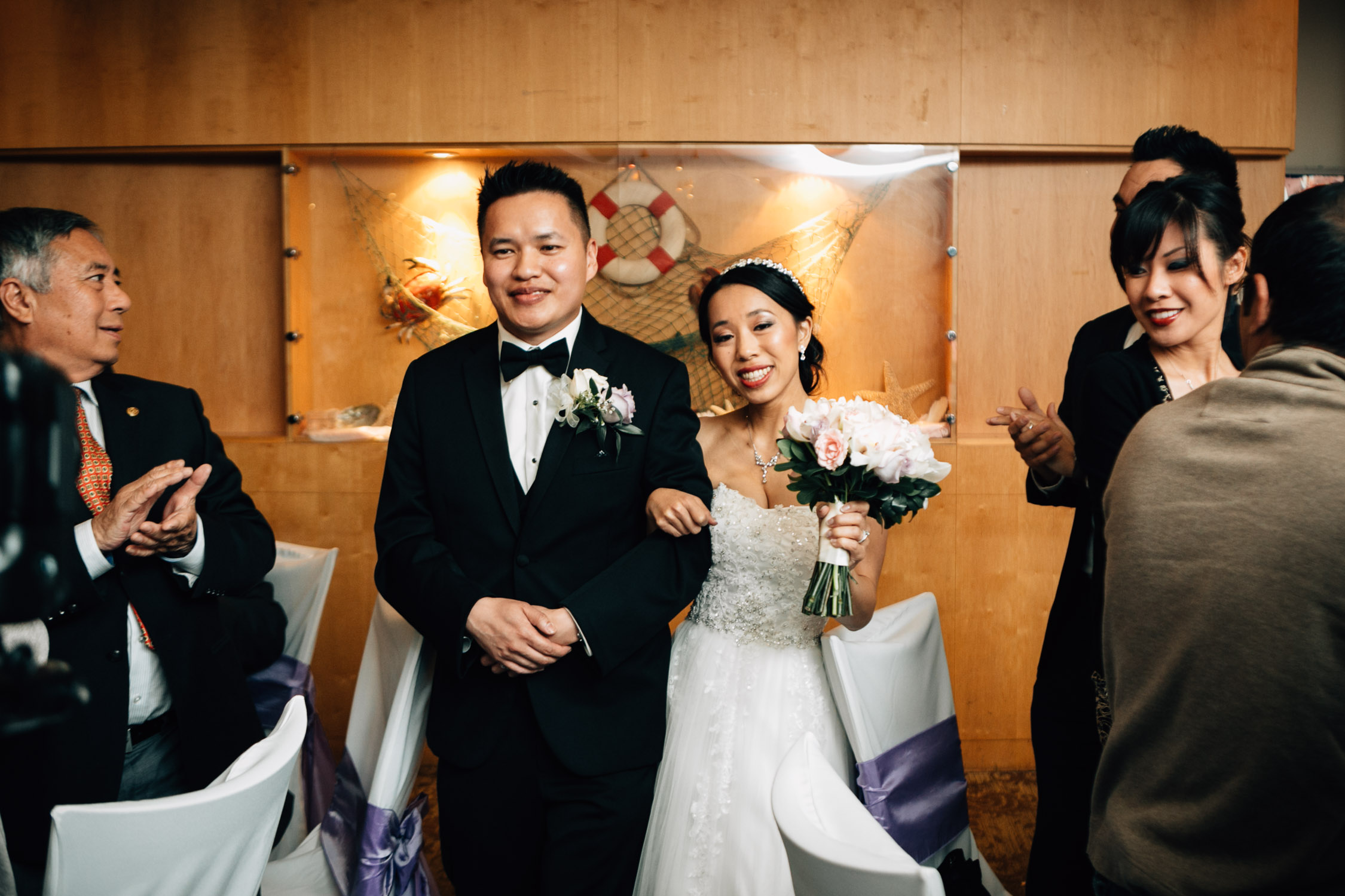 vancouver wedding entrance reception sun sui wah