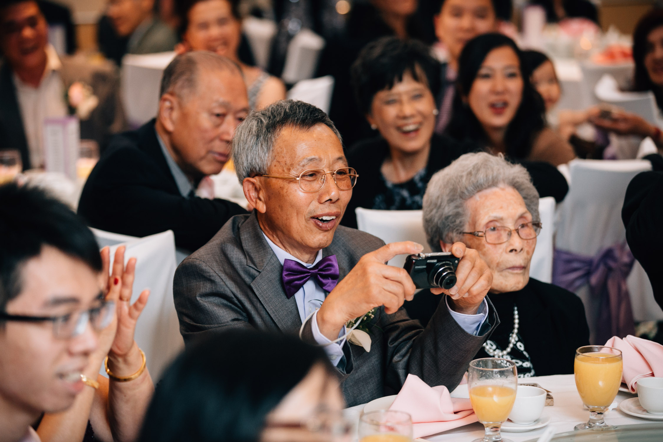 wedding guests vancouver reception