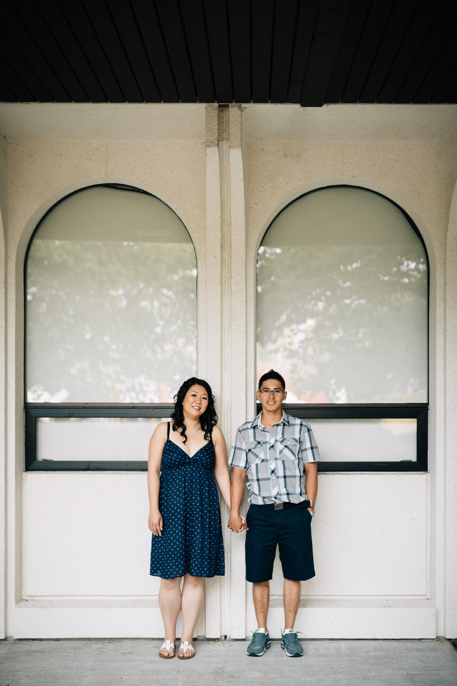 museum of vancouver engagement portrait