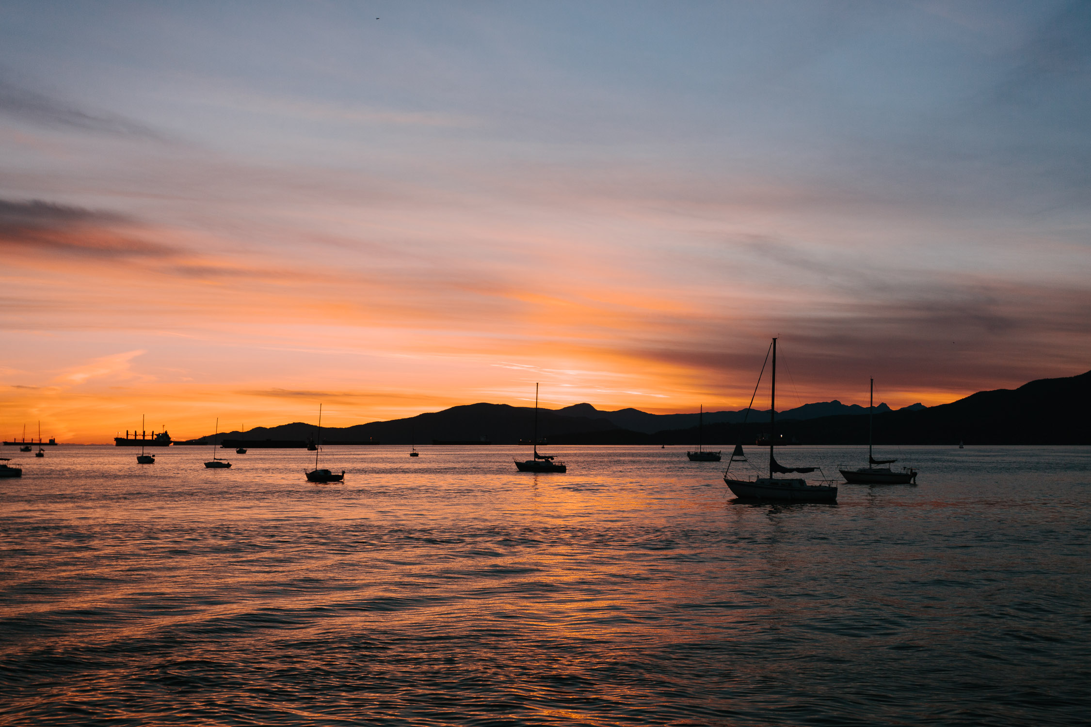 vancouver sunset photography vanier park