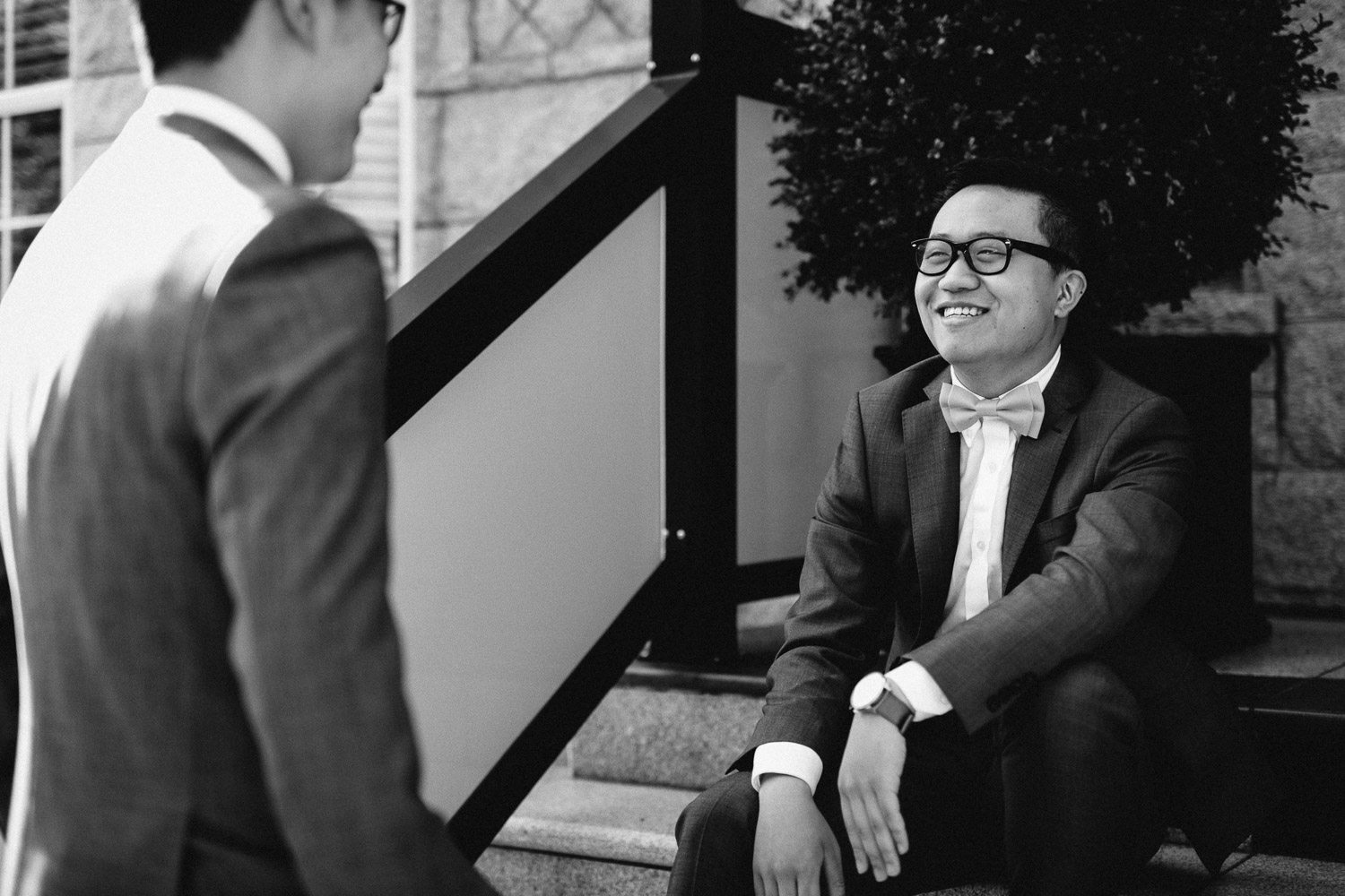 groomsmen burnaby wedding photographer in black and white wppi
