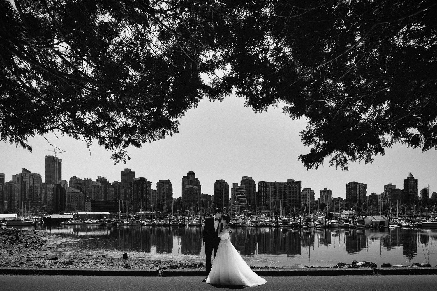 stanley park wedding vancouver portrait