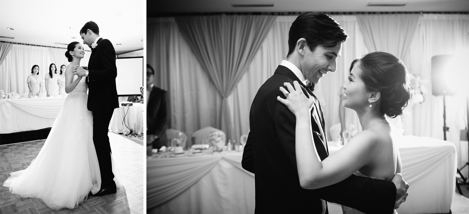 four seasons hotel vancouver wedding first dance photography