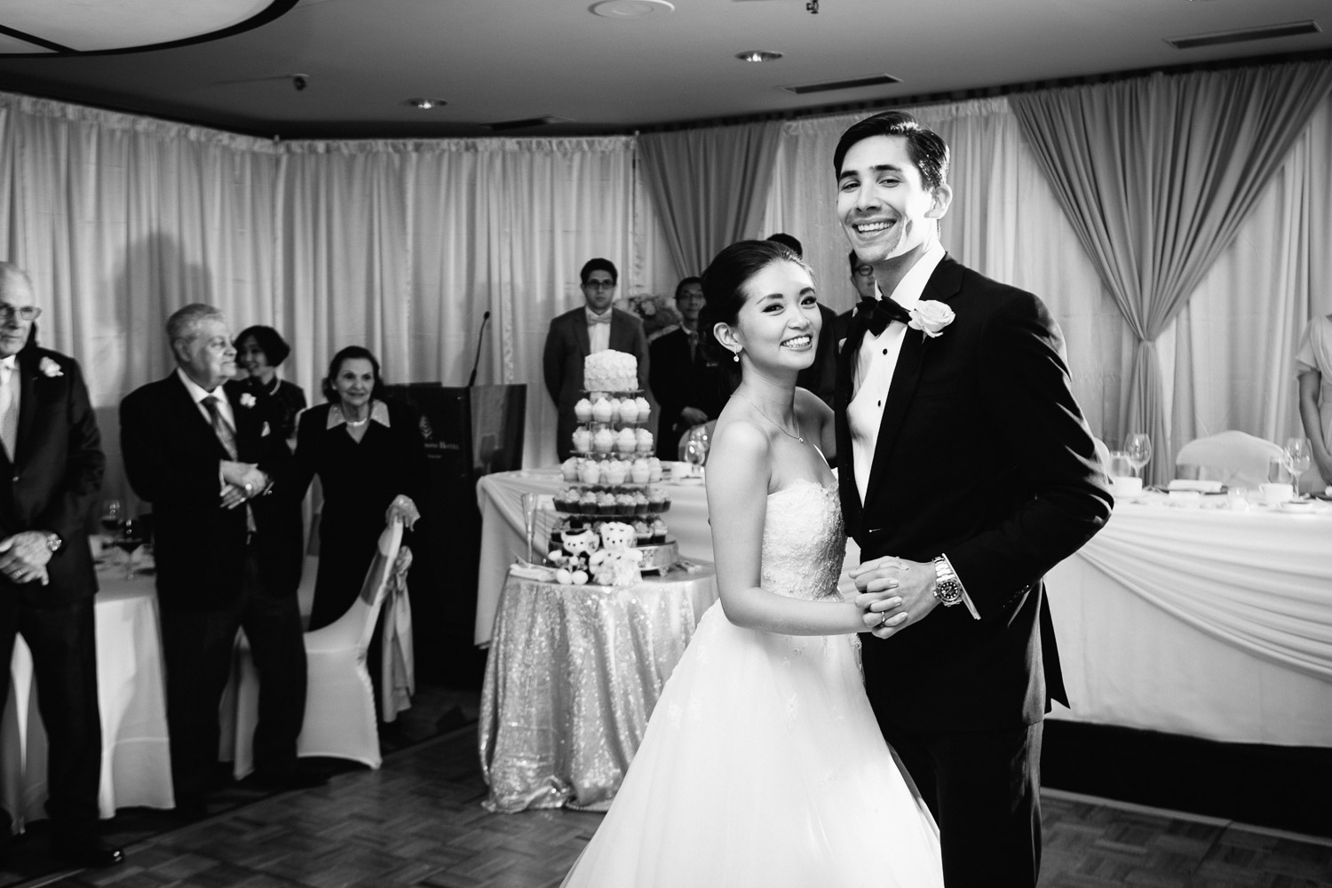 first dance four seasons hotel vancouver reception wedding photography