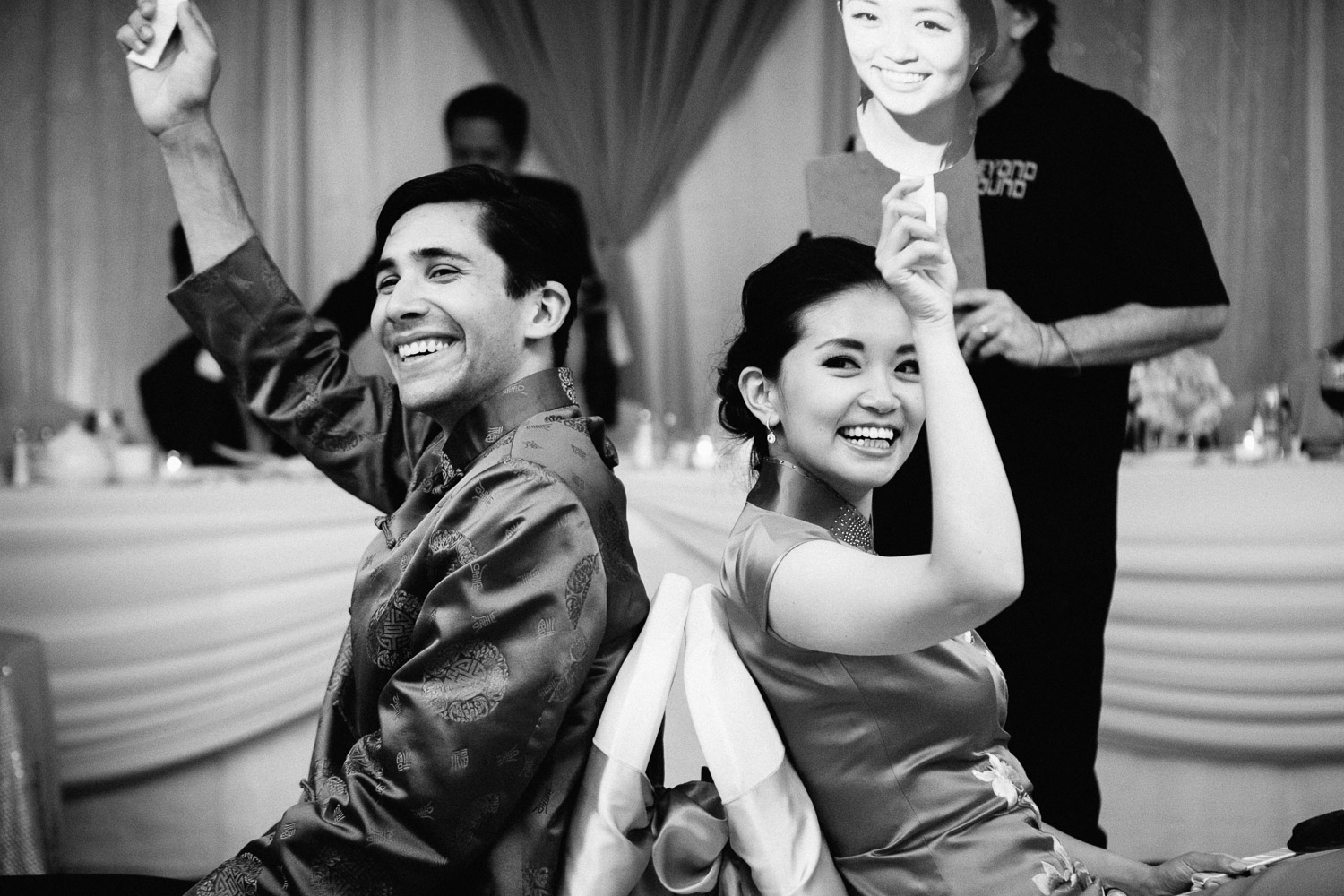 four seasons hotel vancouver wedding games reception photographer