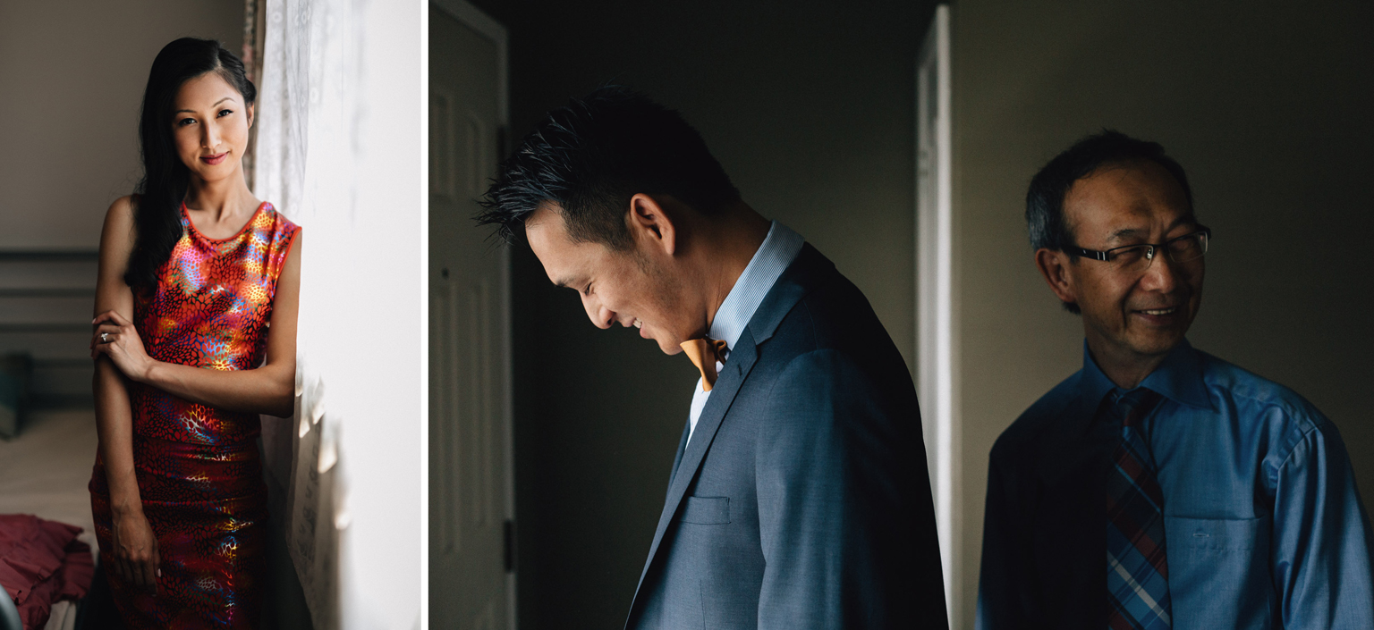 vancouver wedding photography bride and groom getting ready