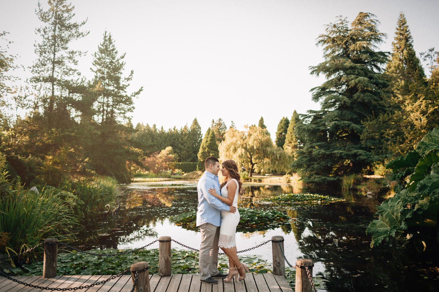 vandusen botanical garden vancouver engagement photography