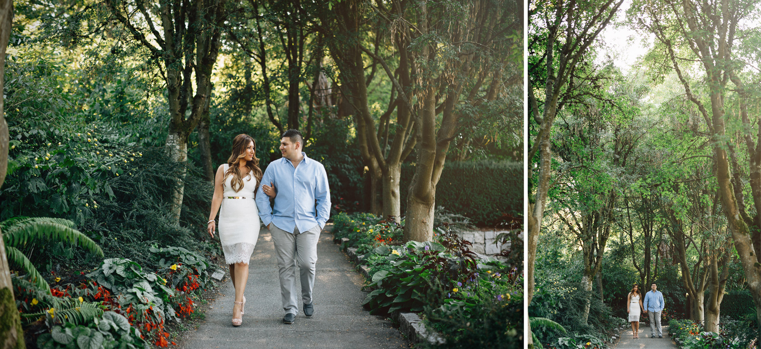 vandusen botanical garden engagement photography vancouver