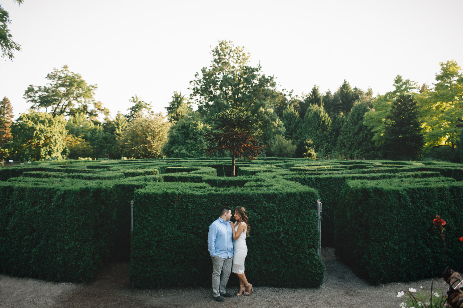 vandusen botanical garden engagement photographer vancouver