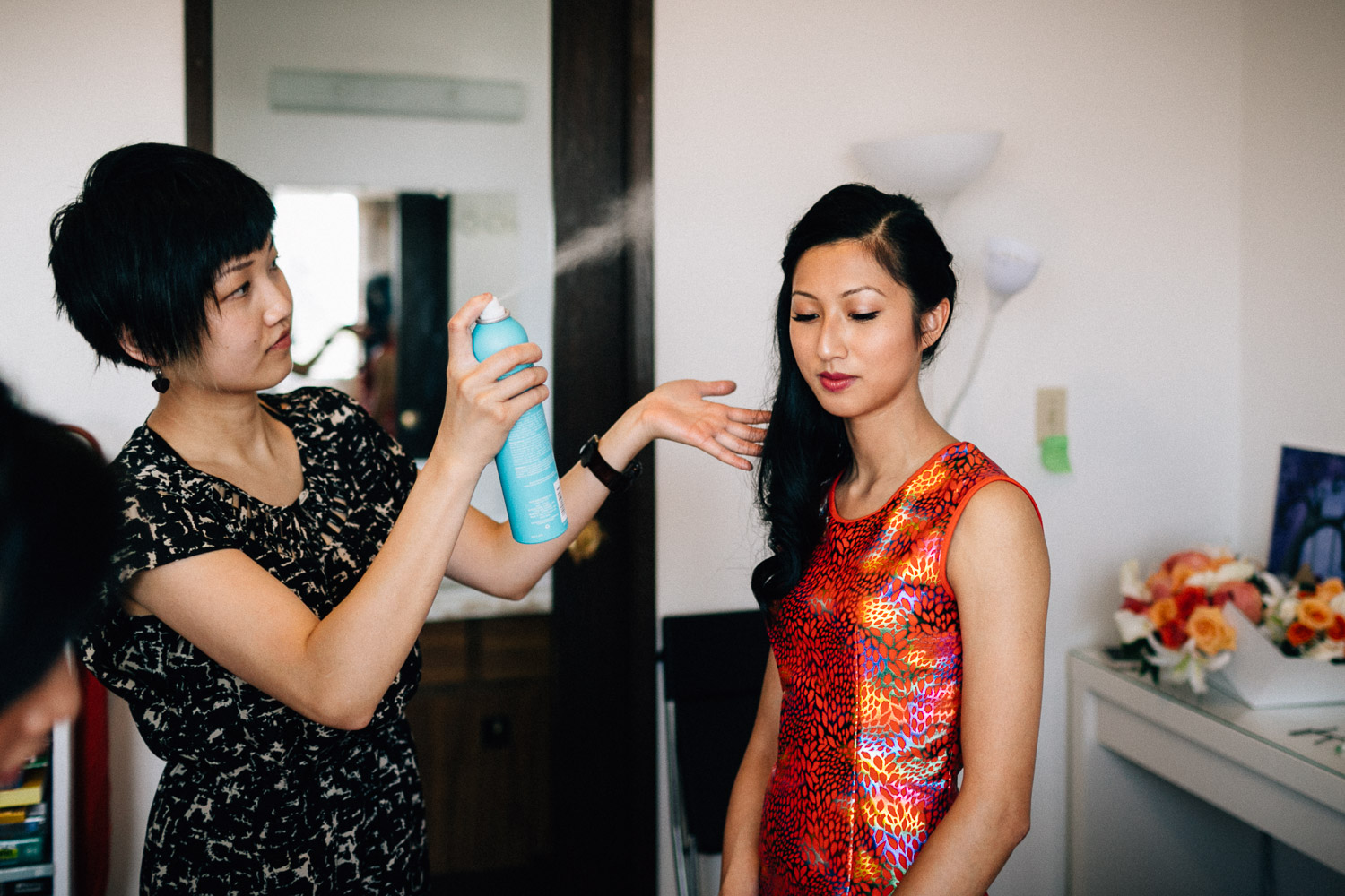 vancouver wedding photography bride getting ready