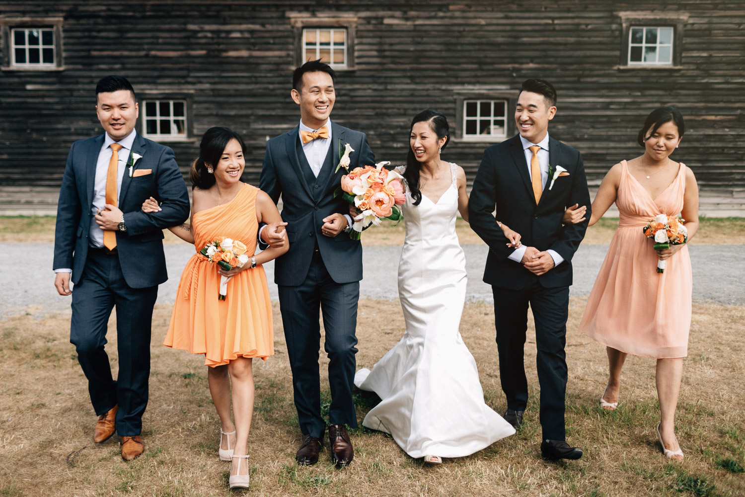 britannia heritage shipyard richmond bridal party wedding