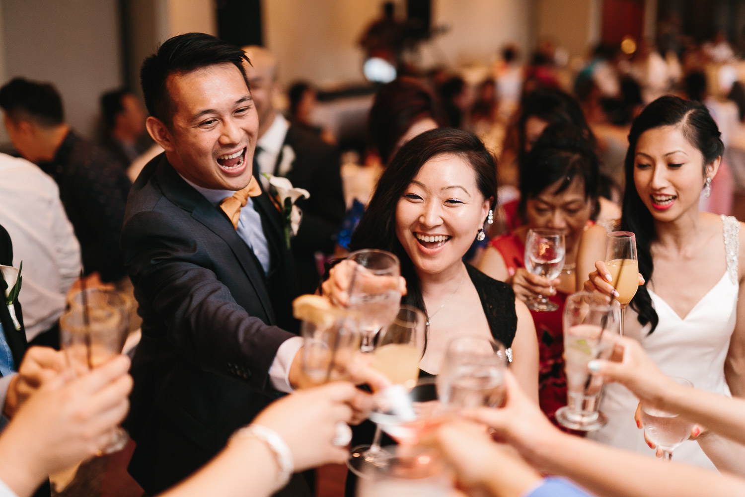 quilchena richmond wedding photography reception toast