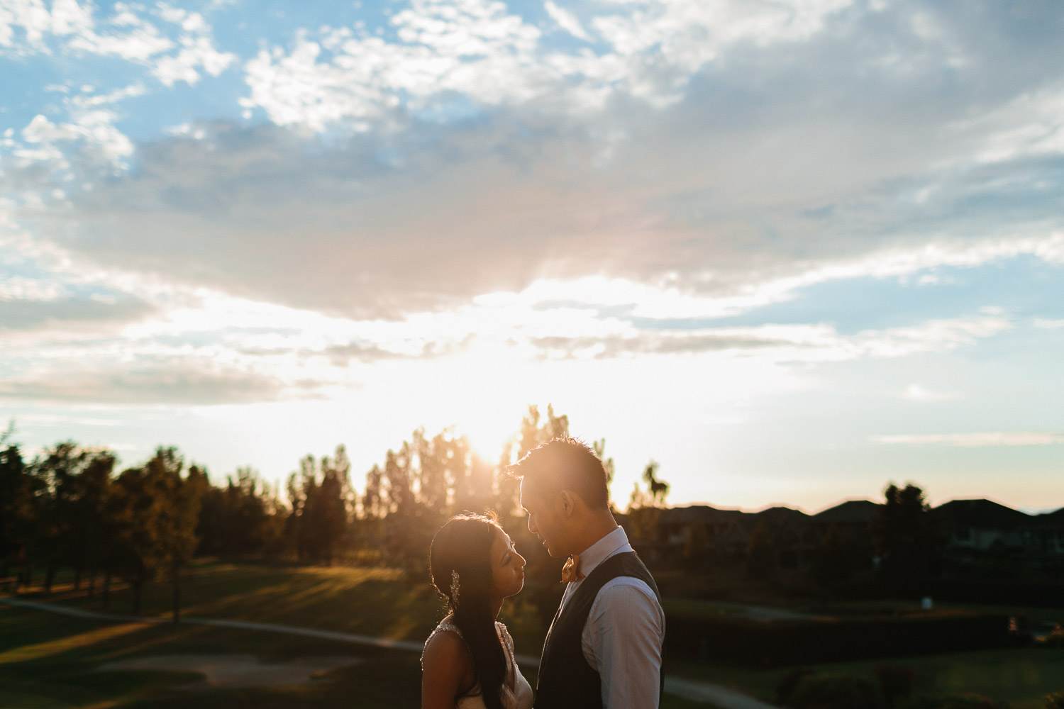 quilchena golf course sunset wedding
