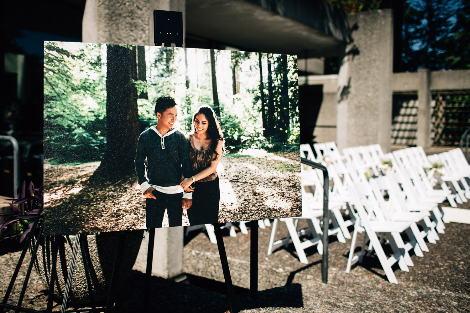 wedding ceremony at sage bistro ubc vancouver