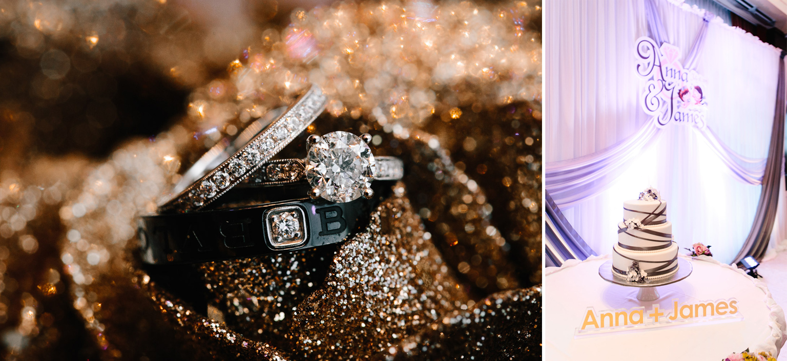 engagement and wedding ring richmond wedding photographer cake