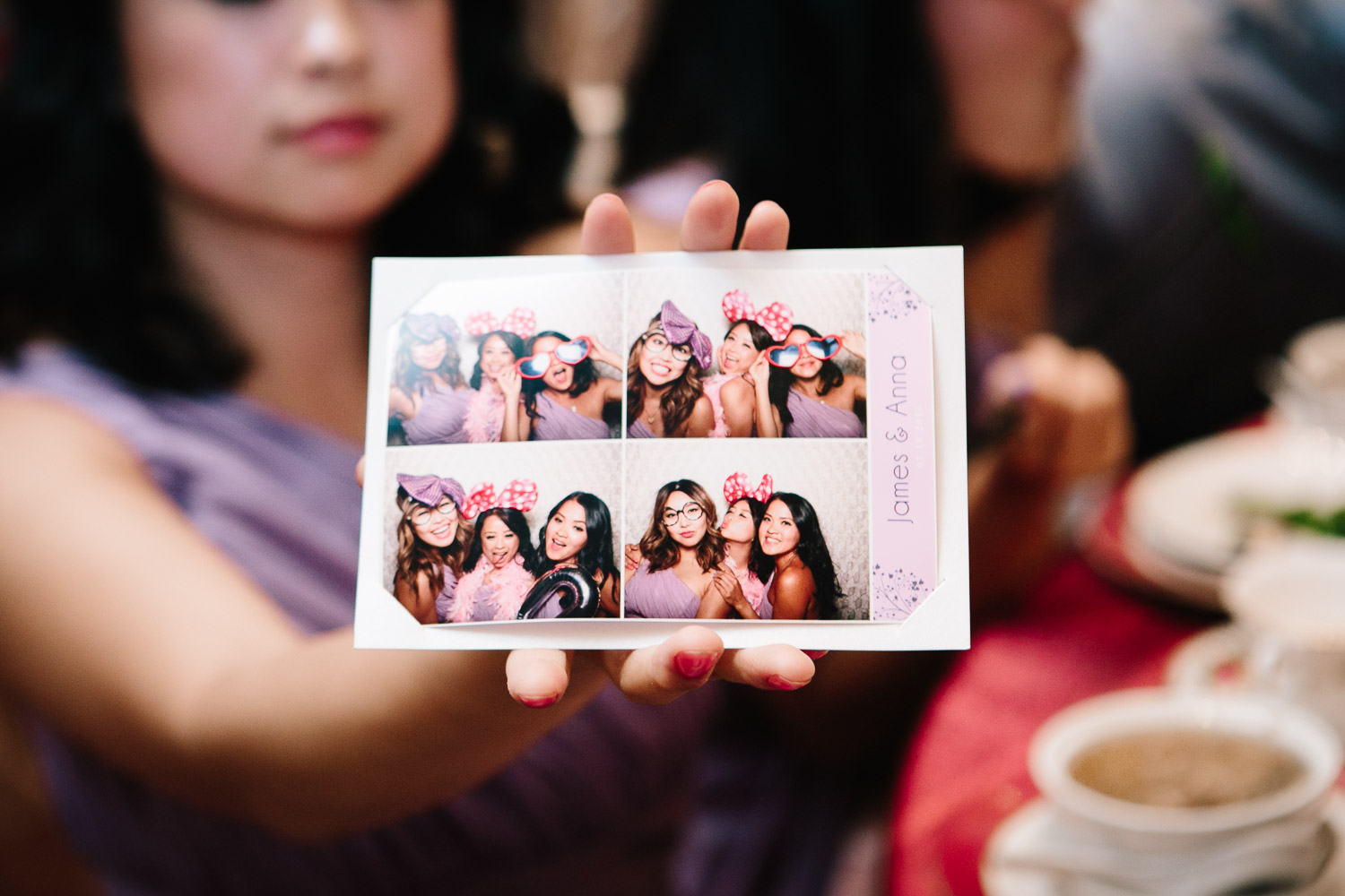 shiang garden restaurant richmond wedding photographer reception photobooth